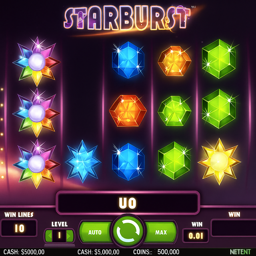 SpinDragonz - Starburst Slot Game - NetEnt Casino Games